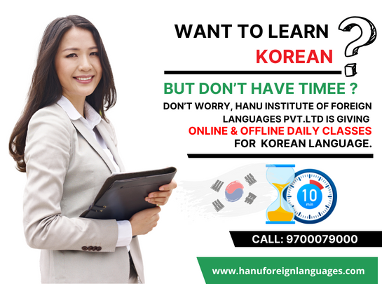 Korean language course in Hyderabad